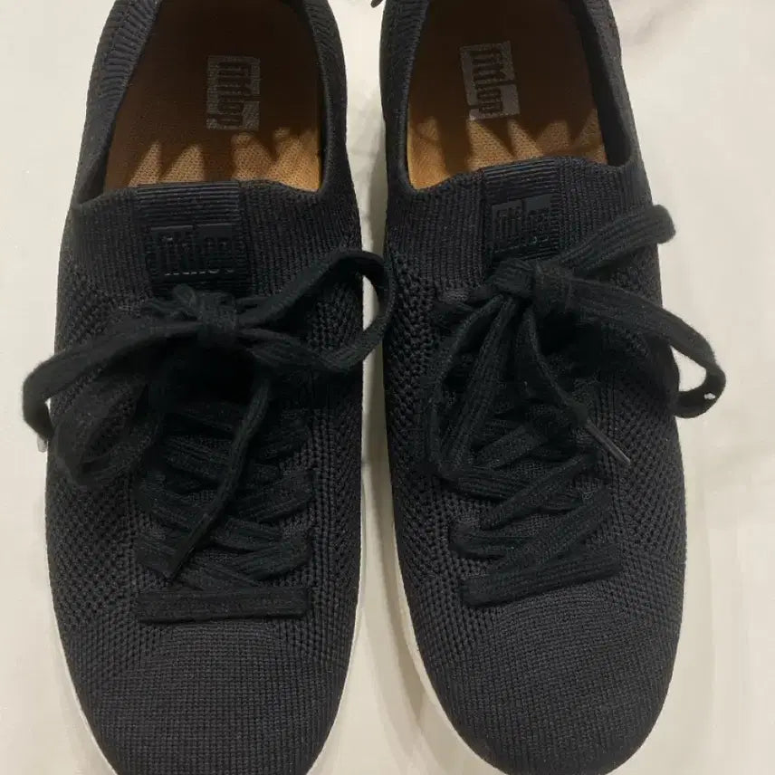 [BUNJANG] Fitflop Black Knit Sneakers EU36/225 / 새상품 보관 핏플랍 블랙 니트 스니커즈 EU36/225