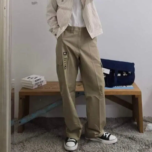 [BUNJANG] Dickies Loose Fit Cargo Straight Pants 23214RKH Sand 33/32 / 새제품) 디키즈 루즈핏 카고 스트레이트 팬츠 바지 23214RKH - 33/32