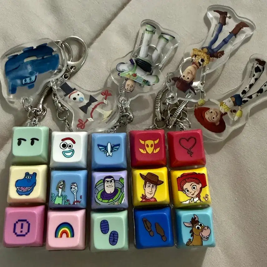 [BUNJANG] Toy Story 5-Type Keycap Bundle Set / 토이스토리 키캡 5종 일괄