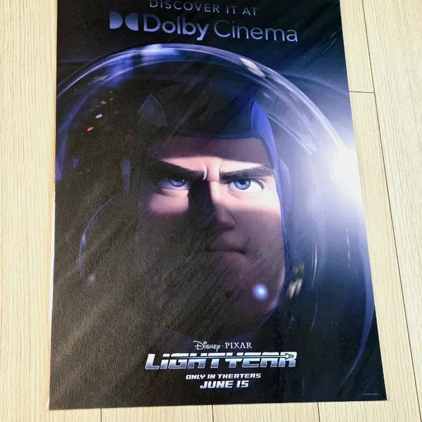 [BUNJANG] Disney Buzz Lightyear Dolby Cinema A3 Poster (Limited Edition) / [초희귀한정판]영화 디즈니 버즈라이트이어 돌비시네마 DOLBY 포스터(A3)