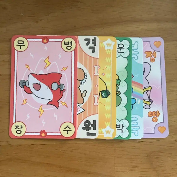 [BUNJANG] LatteTV Pixelley Charm Card Bundle Set / 잠뜰TV 픽셀리 부적 카드