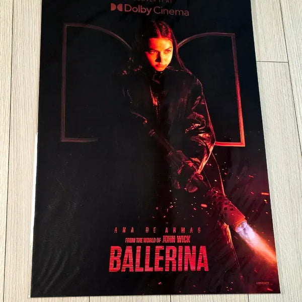 [BUNJANG] Ballerina Movie Dolby Cinema Poster (A3) / [전용박스포장]영화 발레리나 돌비시네마 DOLBY 포스터(A3)