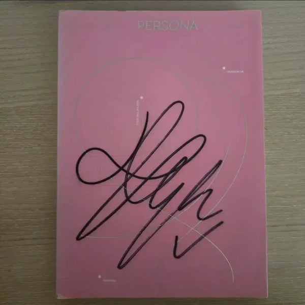 [BUNJANG] BTS MAP OF THE SOUL : PERSONA V Autographed / 방탄소년단 MAP OF THE SOUL : PERSONA 뷔 친필 사인