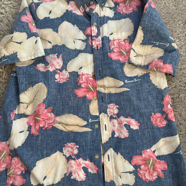 [BUNJANG] Coconut Juice Hawaiian Shirt Size 95-100 / 일제 코코넛주스 하와이안셔츠 사이즈 95-100