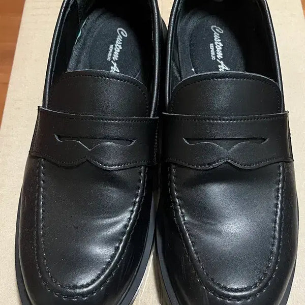 [BUNJANG] Customade Foden Genuine Leather Penny Loafer Black 260 / 커스텀에이드 포든 소가죽 이지라이트 패니로퍼 260 cr0038bk