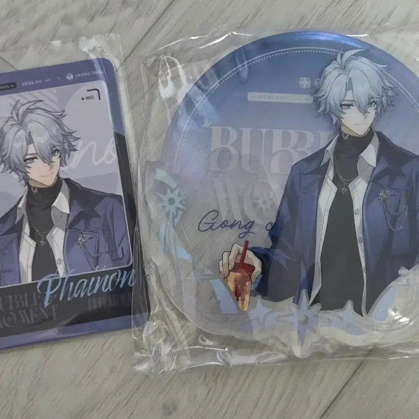 [BUNJANG] Gong Cha Honkai: Star Rail Arlecchino Acrylic Coaster & Photocard Set / 공차 파이논 아크릴 코스터 포토카드 포카 스타레일