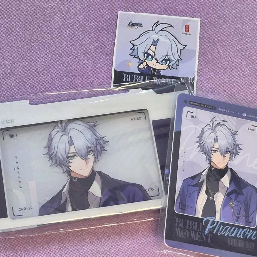 [BUNJANG] Honkai: Star Rail FaiNon Gongcha Collaboration Acrylic Keyring, Photocard, and Sticker Set / 붕괴스타레일 붕스 파이논 공차 콜라보 아크릴 키링 포토카드 스티커