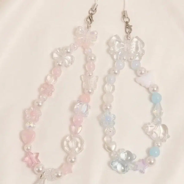 [BUNJANG] Handmade Pastel Bead Strap / 핸드메이드 파스텔톤 비즈 스트랩