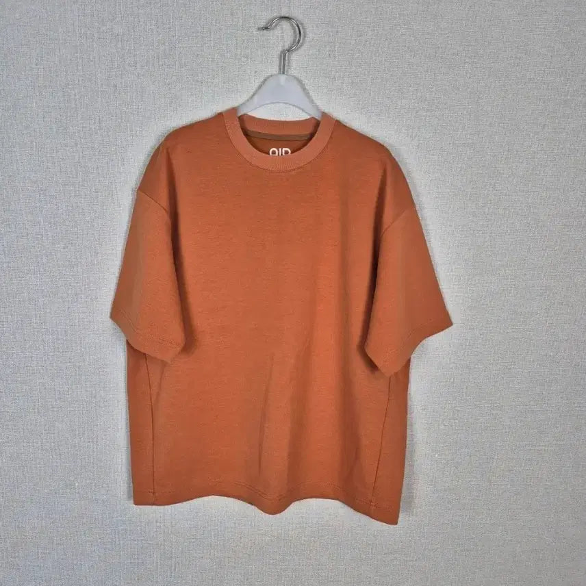 [BUNJANG] Orange-Brown Short-Sleeve T-Shirt (Size S) / (#77추천/S)오렌지브라운 반팔티셔츠