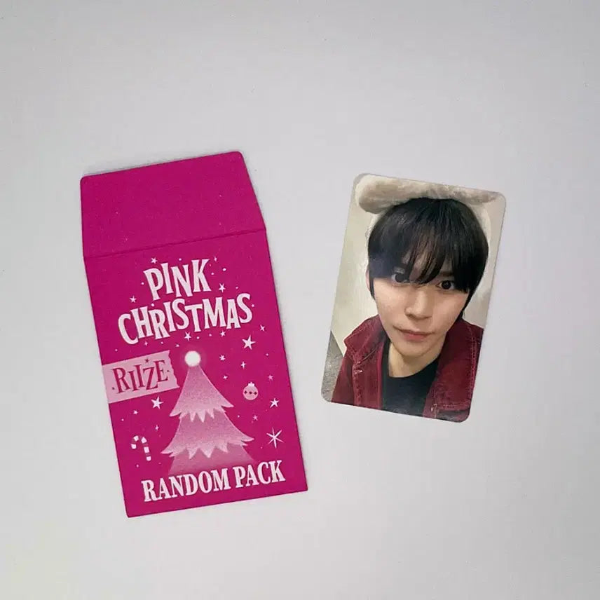 [BUNJANG] RIIZE EUNSEOK 2023 Pink Christmas Photocard / 라이즈 은석 2023 핑크 크리스마스 포토카드 포카 RIIZE EUNSEOK 2023 PINK CHRISTMAS PHOTOCARD 2