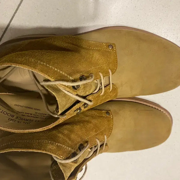 [BUNJANG] Gradus Boots 02 Olive Suede Boots 280 / 그라더스 부츠02 올리브 (스웨이드) 280 (43)