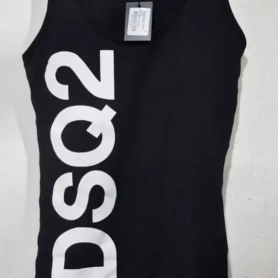 [BUNJANG] Dsquared2 Logo Sleeveless Tank Top Black / 디스퀘어드2  로고 나시 탱크 탑 블랙