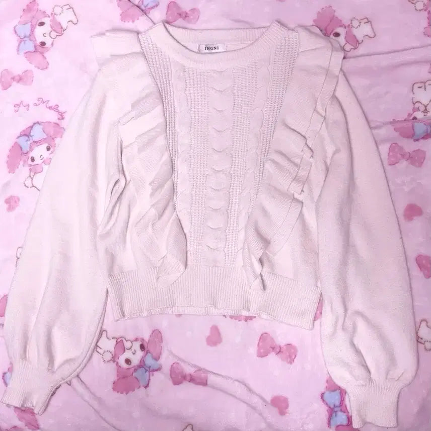[BUNJANG] INGNI Girly Knit Sweater / INGNI 잉그니 양산형 양지뢰 스나계 걸리 니트