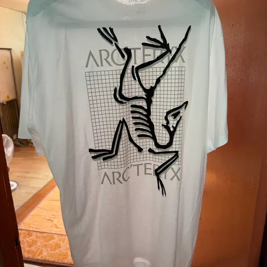 [BUNJANG] Arc'teryx Arc'word Logo SS T-Shirt White Light XL / 아크테릭스 아크멀티 버드 로고 SS 티셔츠 화이트 라이트 엑라사이즈