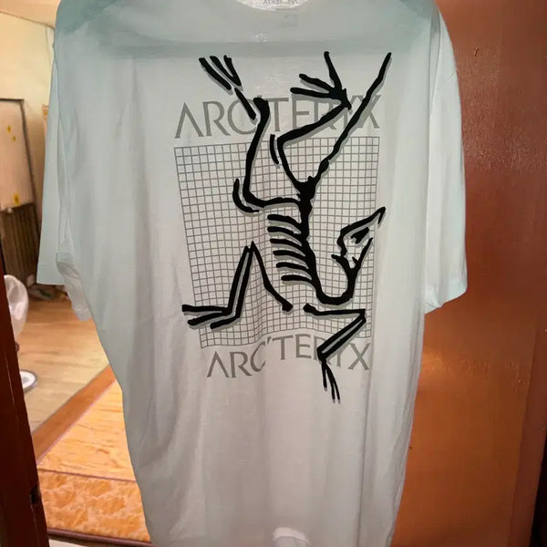 [BUNJANG] Arc'teryx Arc'word Logo SS T-Shirt White Light XL / 아크테릭스 아크멀티 버드 로고 SS 티셔츠 화이트 라이트 엑라사이즈