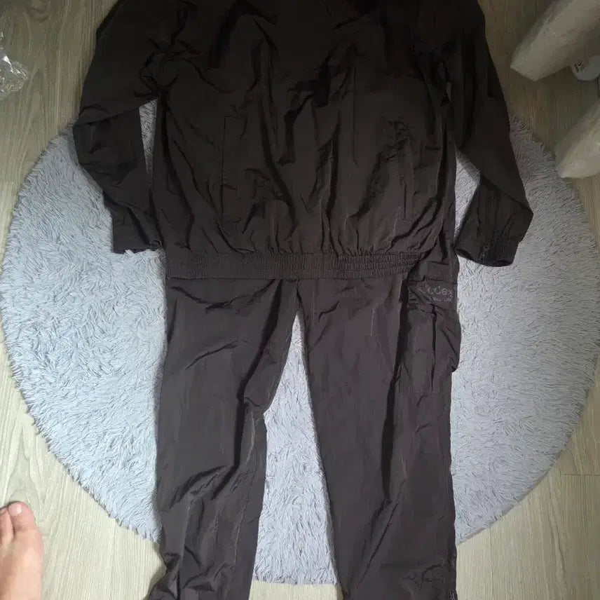 [BUNJANG] Code Graphy Authentic Windbreaker Setup Set Brown / 코드그라피 정품 바람막이 셋업 95-100사이즈