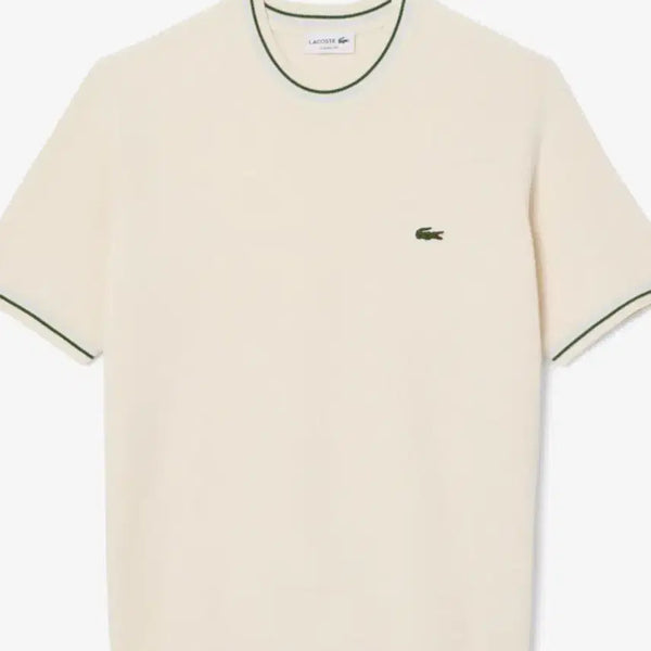 [BUNJANG] Lacoste Rings Rings Short Sleeve Sweater / 라코스테 링스링스 스웨터 반팔