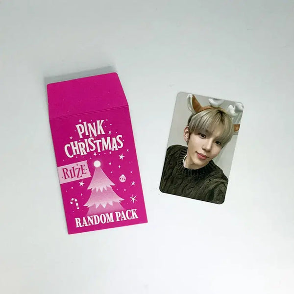 [BUNJANG] RIIZE Shotaro 2023 Pink Christmas Photocard / 라이즈 쇼타로 2023 핑크 크리스마스 포토카드 포카 RIIZE SHOTARO 2023 PINK CHRISTMAS PHOTOCARD 2