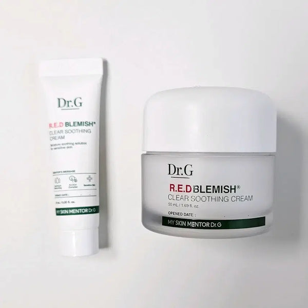 [BUNJANG] Dr.G Red Blemish Clear Soothing Cream 50ml + 10ml / 닥터지 레드 블레미쉬 클리어 수딩 크림