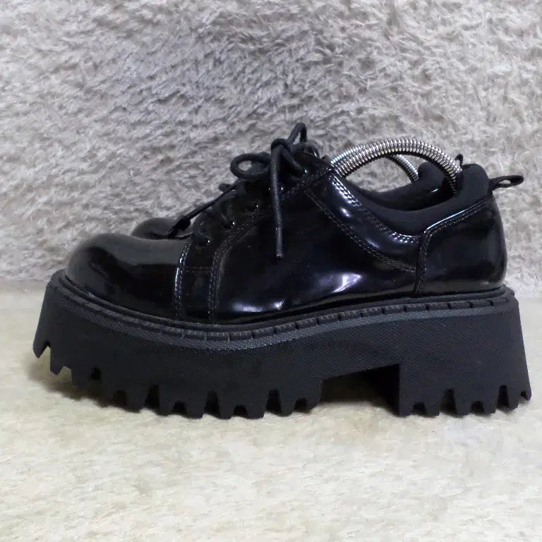 [BUNJANG] Zara Platform Loafer Derby Shoes Black / 후루룩구제2 여255 자라 통굽 구두 로퍼 더비슈즈 블랙 260725