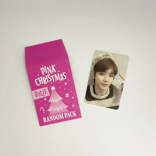 [BUNJANG] RIIZE Sungchan 2023 Pink Christmas Photocard / 라이즈 성찬 2023 핑크 크리스마스 포토카드 포카 RIIZE SUNGCHAN 2023 PINK CHRISTMAS PHOTOCARD 2