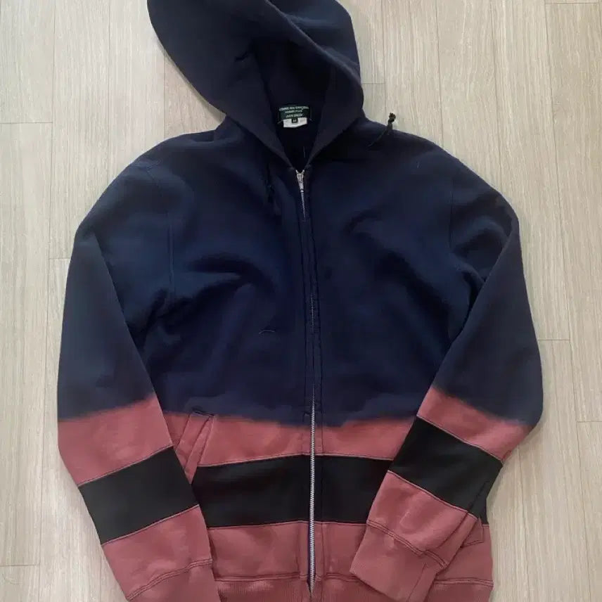 [BUNJANG] Comme des Garçons Homme Evergreen Garment Dyed Zip-Up Hoodie / 꼼데가르송 옴므 후드 집업