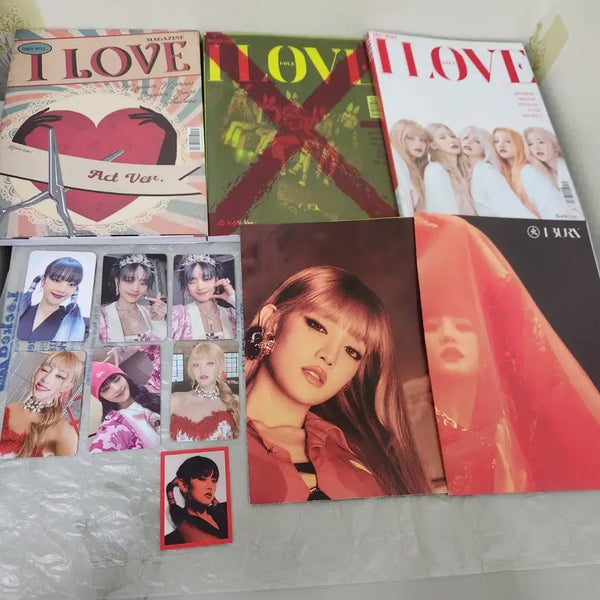 [BUNJANG] G)I-DLE Minnie Bundle (Queencard, I NEVER DIE, TOMBOY) - Includes POB Photocard, Poster, NUDE Album Set / 마지막가격내림)여자아이들민니일괄퀸카누드아이번톰보이앨범미공포특전포카포스터3종일괄급처양도판매