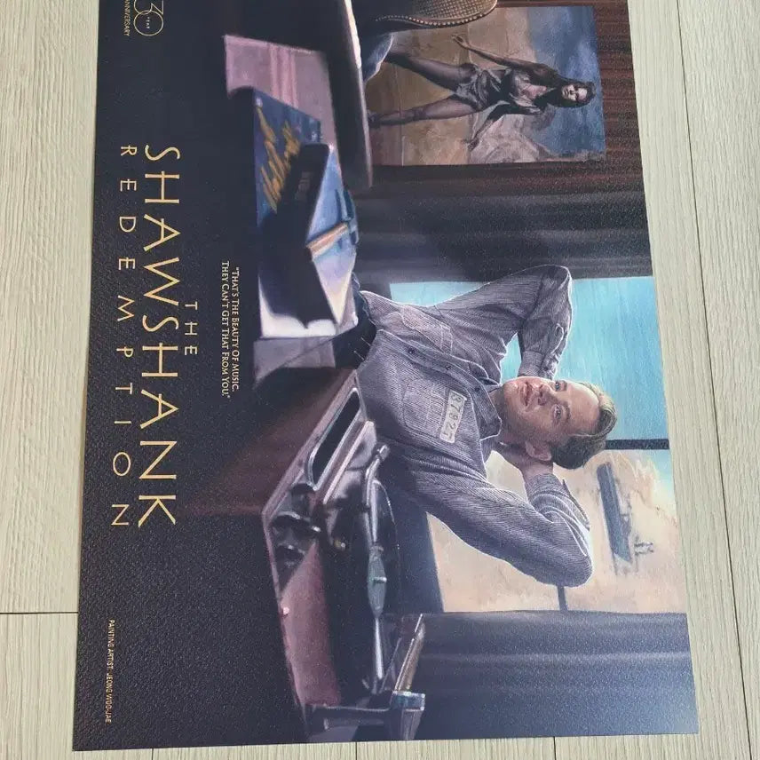 [BUNJANG] The Shawshank Redemption 30th Anniversary Edition No.1 Megabox Artgraphy Poster (A3) / [No.1초희귀한정판]영화 쇼생크 탈출 30주년 기념 아트그라피 No.1 메가박스 아트그라피 포스터(A3)