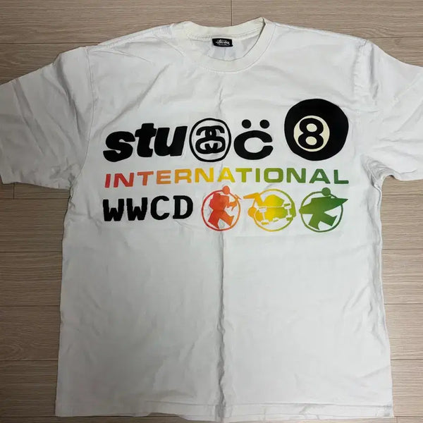 [BUNJANG] Stussy CPFM International T-Shirt White L / 스투시 CPFM 반팔티 티셔츠 L