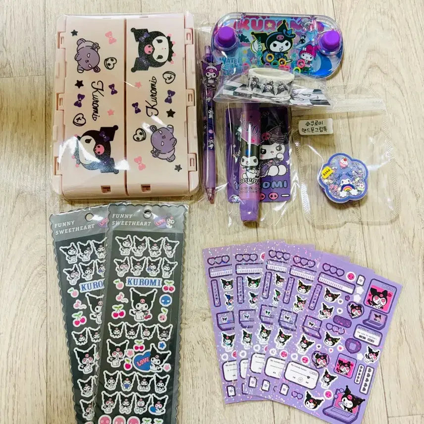 [BUNJANG] Kuromi Stationery Set / 쿠로미 문구 세트