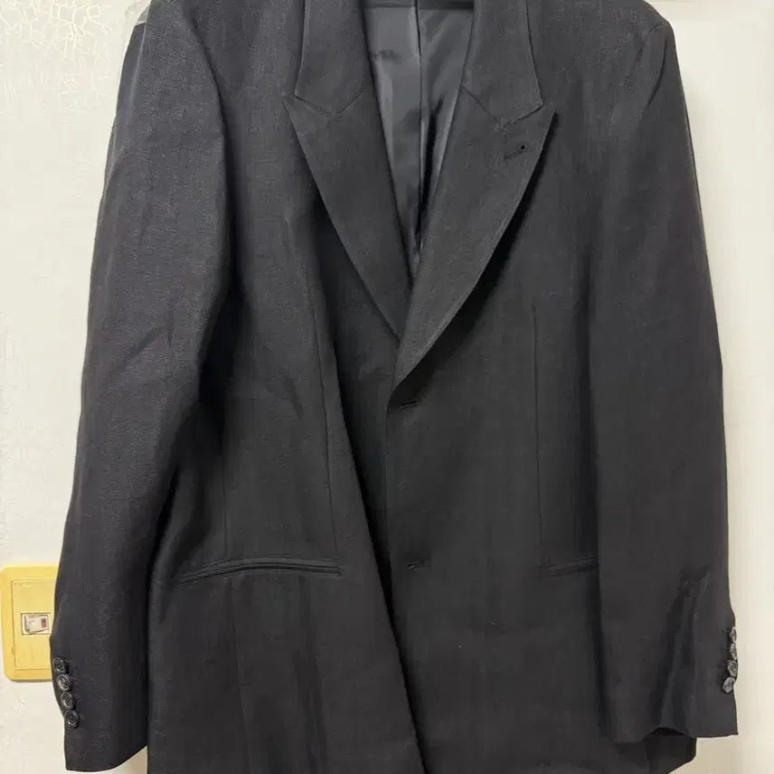 [BUNJANG] L Youth 26SS Linen Tailored Jacket Black / L 유스 26ss 린넨 테일러드 자켓 블랙