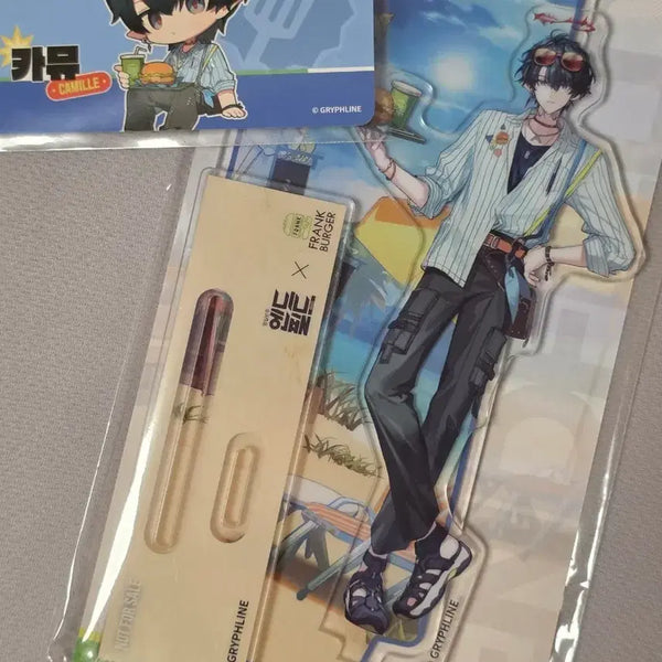 [BUNJANG] Endfield Frank Burger Camus Acrylic Stand + Photocard Set / 엔드필드 프랭크버거 카뮤 아크릴 스탠드+포토카드 세트 판매