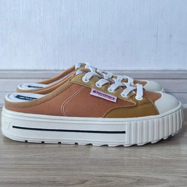 [BUNJANG] Discovery MULLY Slide V2 Beige / 디스커버리 신형 뮬리 슬라이드 V2  235