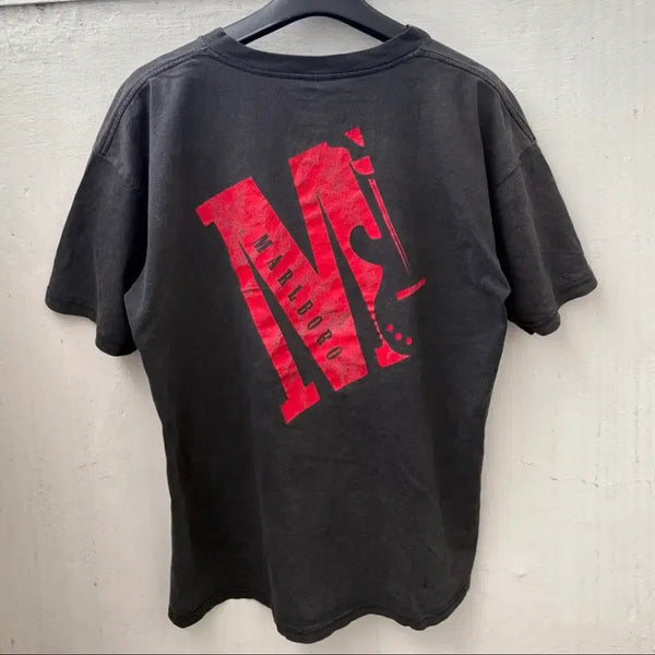 [BUNJANG] Marlboro 90s Vintage Big M Pocket T-Shirt / 90s 말보로 빅 M 기타 포켓 반팔
