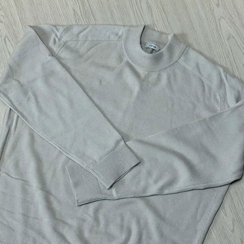 [BUNJANG] System Mock Neck Knit Ecru Size 105 / 한섬 시스템 모크넥 니트(에크루, 105)