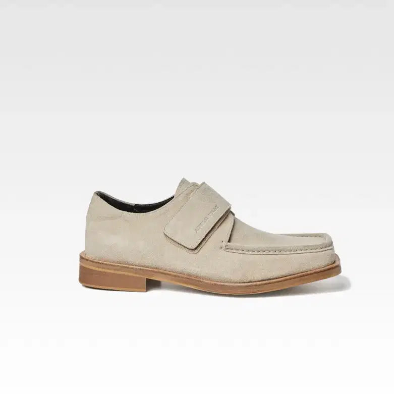 [BUNJANG] Afterpray Velcro Suede Loafers Beige Size 40 / [40]에프터프레이 벨크로 스웨이드 로퍼