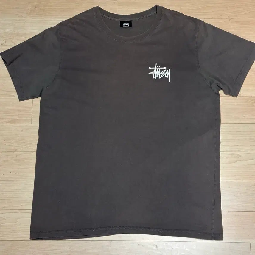 [BUNJANG] Stussy Short Sleeve T-Shirt Brown XL / 스투시 반팔 티셔츠 브라운 XL