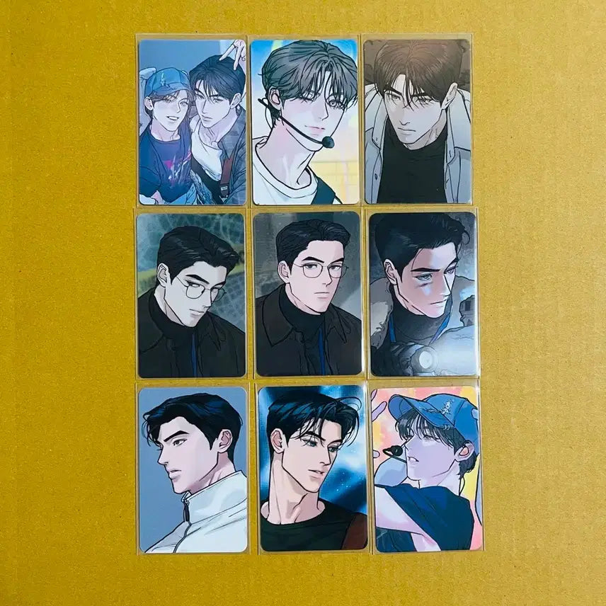[BUNJANG] Limited Run Resin Sparkles Sig Photocard Bundle Set (9 Types) / 리미티드런 레진 스파클즈 시그 등 포토카드 9종