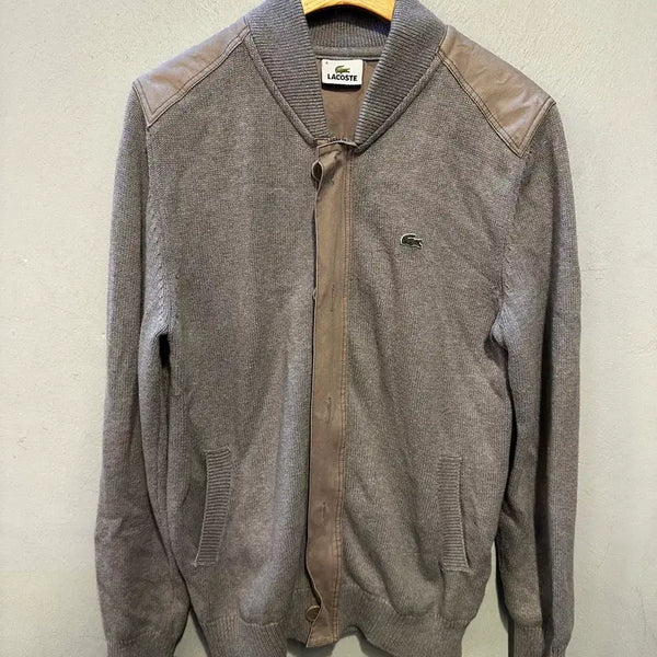 [BUNJANG] Lacoste Genuine Knit Zip-Up / 라코스테 정품 니트집업