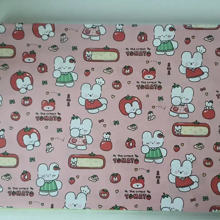 [BUNJANG] Boritomato Double-Sided A4 Wrapping Paper / {영상요청가능} 보리토마토(양면) A4랩핑지 포용