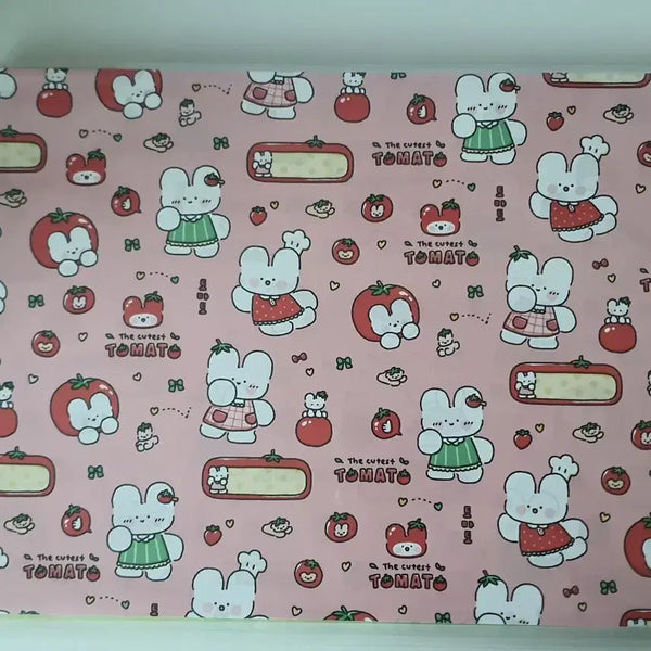 [BUNJANG] Boritomato Double-Sided A4 Wrapping Paper / {영상요청가능} 보리토마토(양면) A4랩핑지 포용