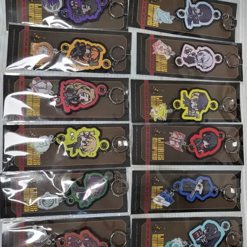 [BUNJANG] Limbus Company Embroidered Keychain Set / 림버스컴퍼니 자수 키링 세트 팝니다.
