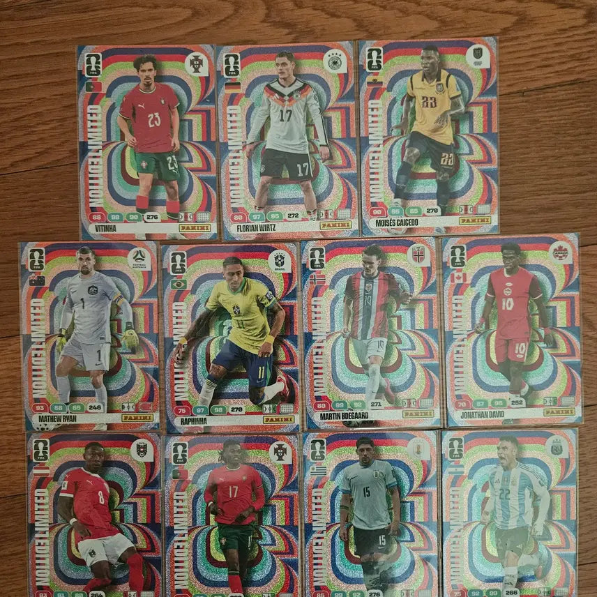 [BUNJANG] Panini Limited Edition Card Bundle Set (11 Cards) / [일괄판매] 파니니 리미티드 에디션 카드 11장 팔아요.