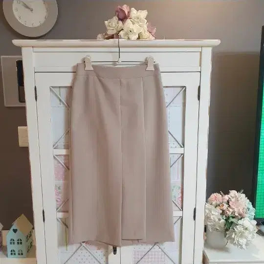 [BUNJANG] It Michaa Long Skirt Beige / 잇미샤 롱스커트/55