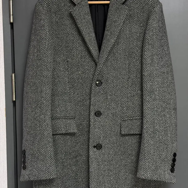 [BUNJANG] MAMAGARI Herringbone Single Coat (Size 48/L) / 마마가리 헤링본 싱글 코트(48)
