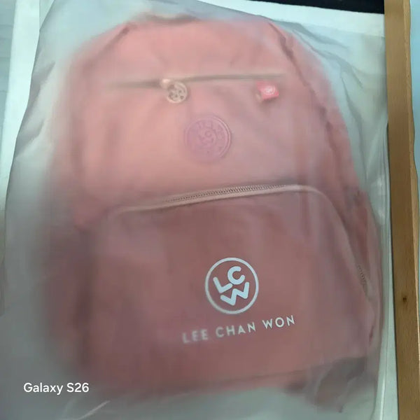 [BUNJANG] Lee Chan-won Pink Backpack / 이찬원 굿즈 핑크 백팩  미사용 새상품  입니다