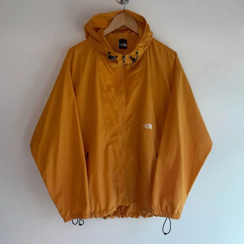 [BUNJANG] The North Face 90s Oversized Compact Yellow Windbreaker Jacket XL / 노스페이스 90s 오버핏 컴팩트 옐로우 바람막이 자켓