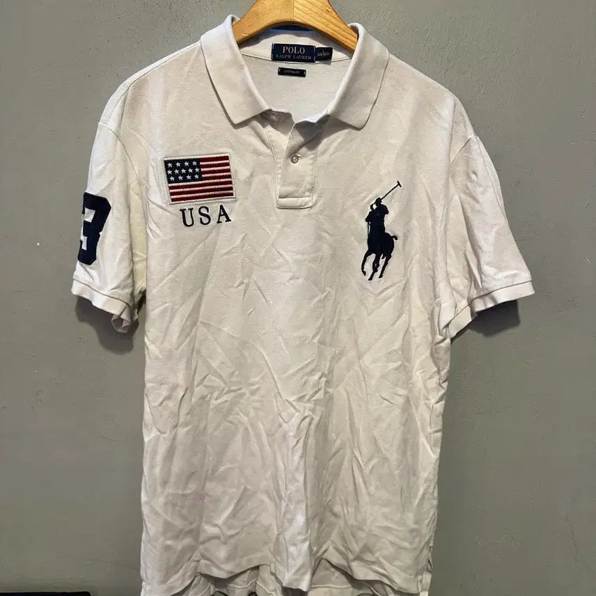 [BUNJANG] Polo Ralph Lauren USA Big Pony Short Sleeve Polo Shirt / 폴로랄프로렌 정품 usa 빅포니 반팔카라티