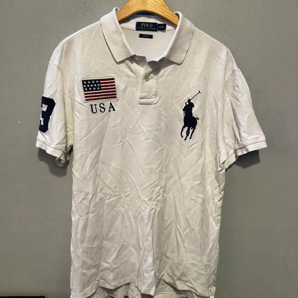 [BUNJANG] Polo Ralph Lauren USA Big Pony Short Sleeve Polo Shirt / 폴로랄프로렌 정품 usa 빅포니 반팔카라티
