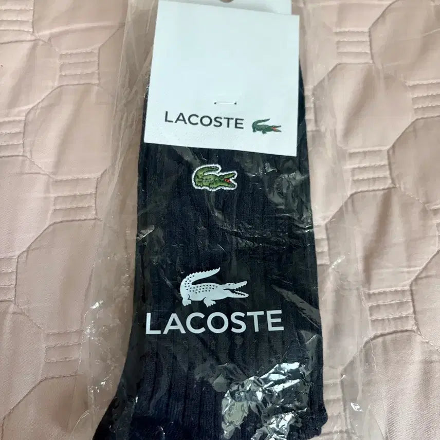 [BUNJANG] Lacoste Men's Black Socks / 라코스테 양말 남성용 블랙